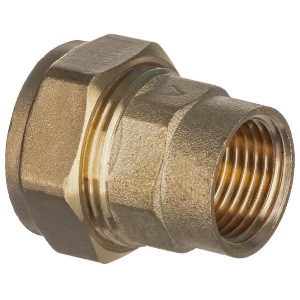3/4" X 1" F.I. Straight Brass Compression Coupling