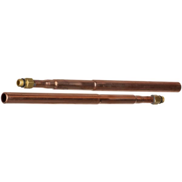 Pair of 1/2" X 10mm Monobloc Copper Tail Connector