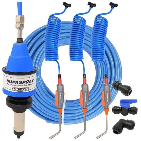 Cotswold SupaSpray pump installation with 10 Guns