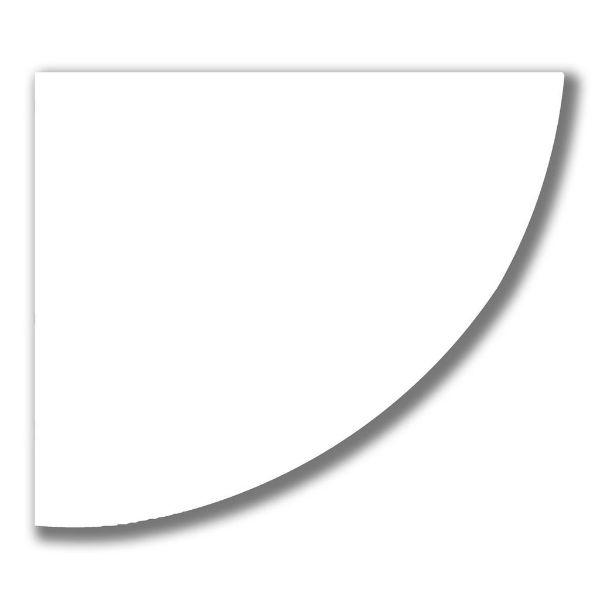 Tema Corner Shelf 400 X 400 X 16 White