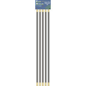 Set Of 5 Drain Clearing Rods