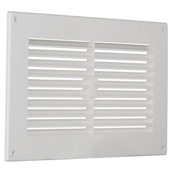 Air StreamAirstream 9" X 3" Fixed White Plastic Ventilator