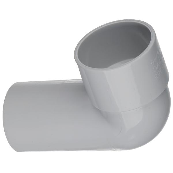 Easi Plumb 32mm MXF White Waste 90 Deg Solvent Knuckle Elbow