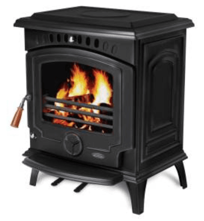 Tara Solid Fuel Non Boiler Eco Stove Satin Black
