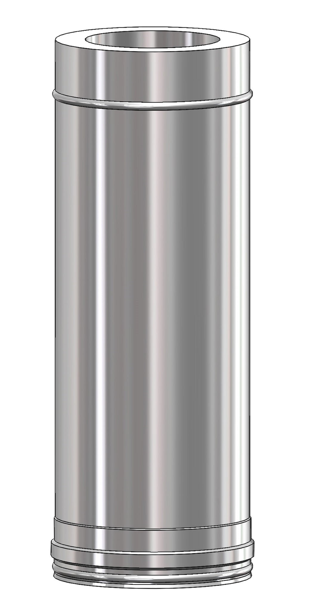 Mi Flues System 2 125MM Twin Wall Insulated 500MM Long