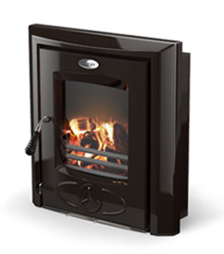 Waterford Stanley Cara Solid Fuel Insert Eco Stove Non Boiler Black Enamel 6.5KW