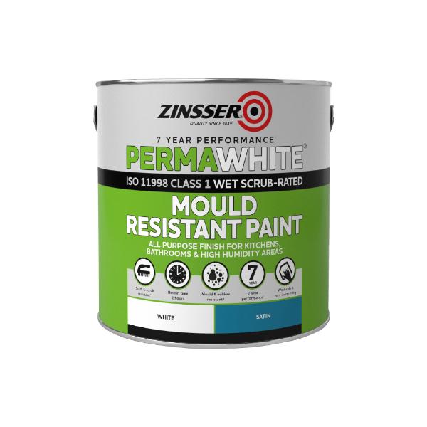 Zinsser Perma White Interior Satin 2.5L