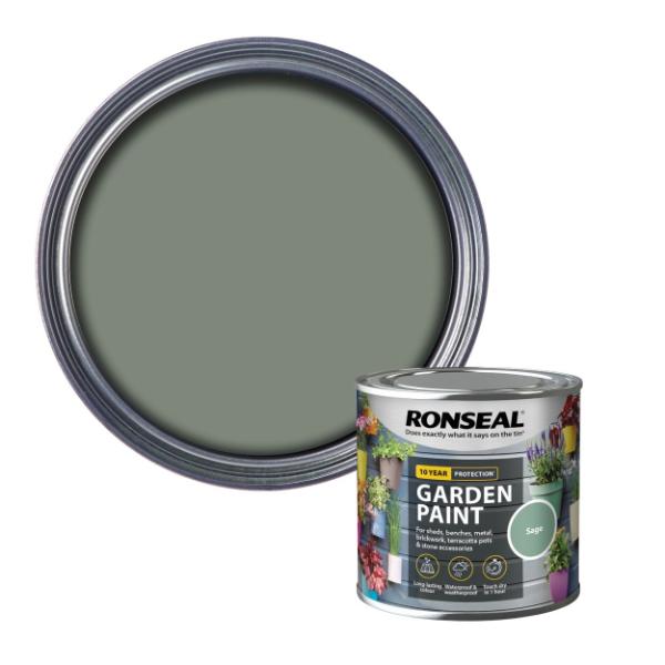 Ronseal Garden Paint 250 ml - Sage