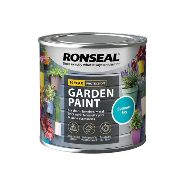Ronseal Garden Paint 250 ml - Summer Sky