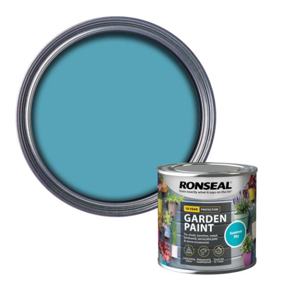 Ronseal Garden Paint 250 ml - Summer Sky