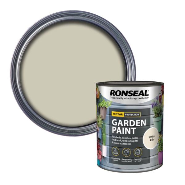 Ronseal Garden Paint 750 ml - White Ash