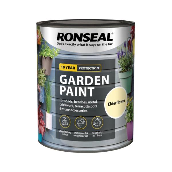 Ronseal Garden Paint 750 ml - Elderflower