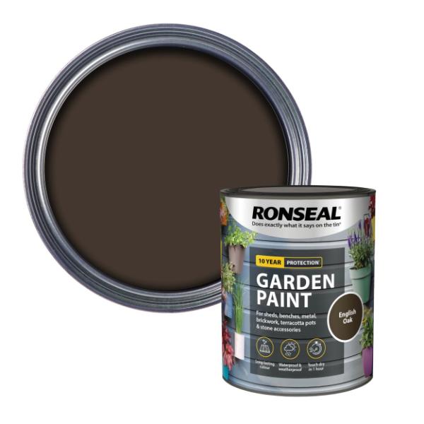 Ronseal Garden Paint 750 ml - English Oak