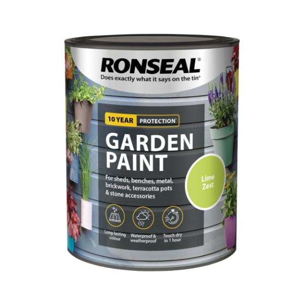 Ronseal Garden Paint 750 ml - Lime Zest