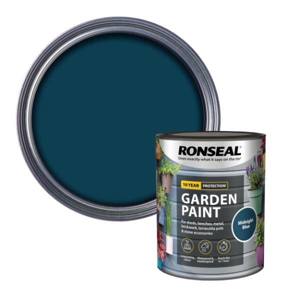 Ronseal Garden Paint 750 ml - Midnight Blue