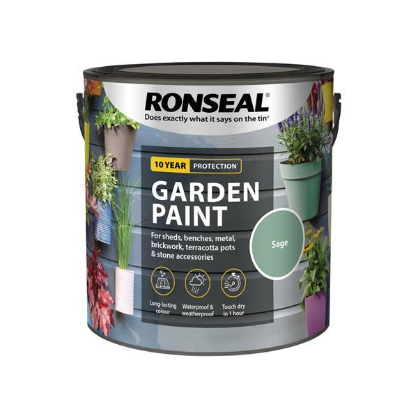 Ronseal Garden Paint 2.5 Litre - Sage
