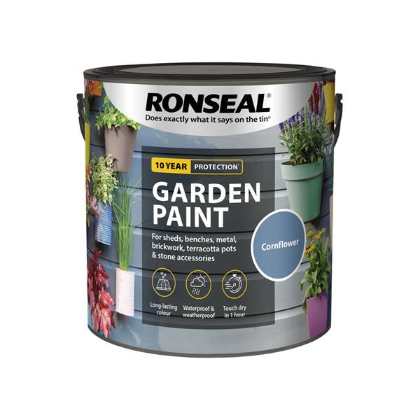 Ronseal Garden Paint 2.5 Litre - Cornflower