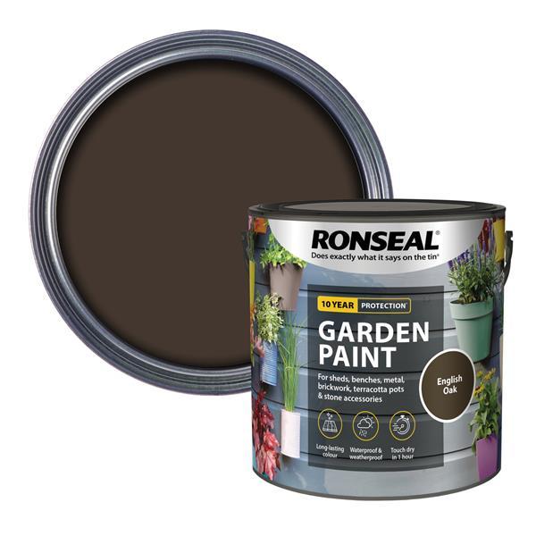 Ronseal Garden Paint 2.5 Litre - English Oak