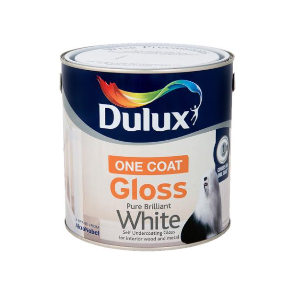 Dulux Once Gloss Brilliant White 2.5L