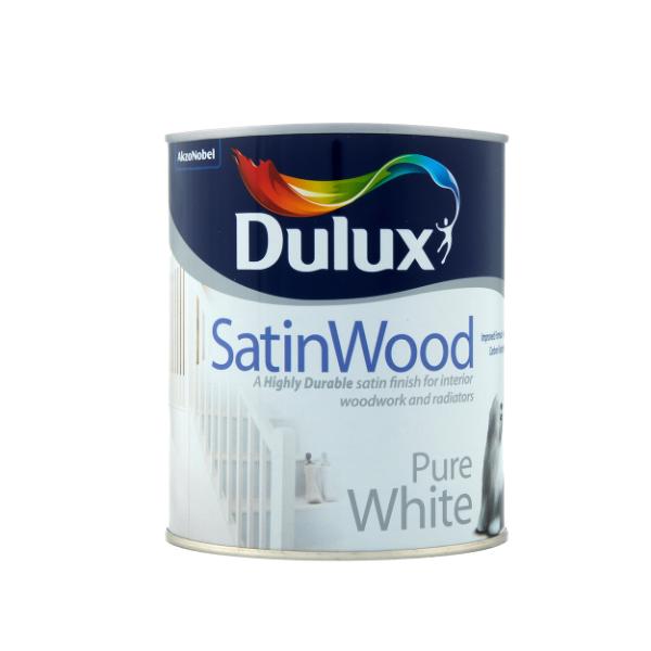 Dulux Satinwood White 750ml