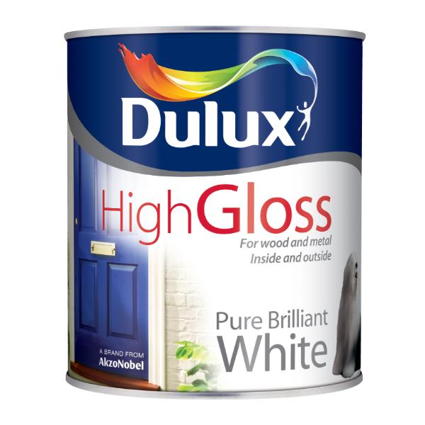 Dulux Gloss Brilliant White 750Ml
