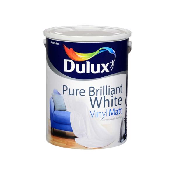 Dulux Vinyl Matt Pure Brilliant White 10L