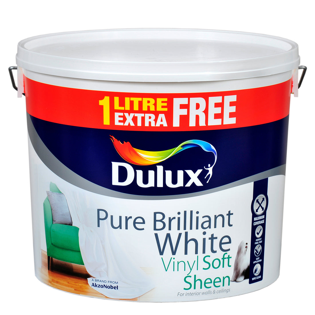 Dulux Soft sheen Special Pure Brilliant White 11L