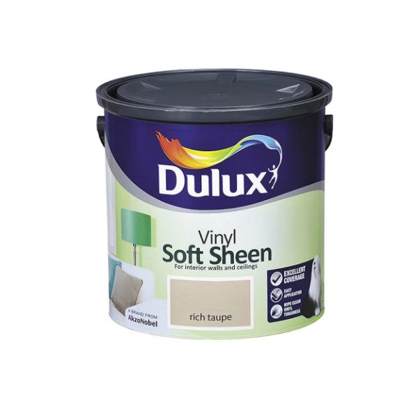 Dulux Vinyl Soft Sheen Paint 2.5L - Rich Taupe