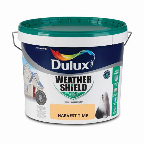 Dulux Weathershield Smooth Masonry Harvest Time 10L - Harvest Time