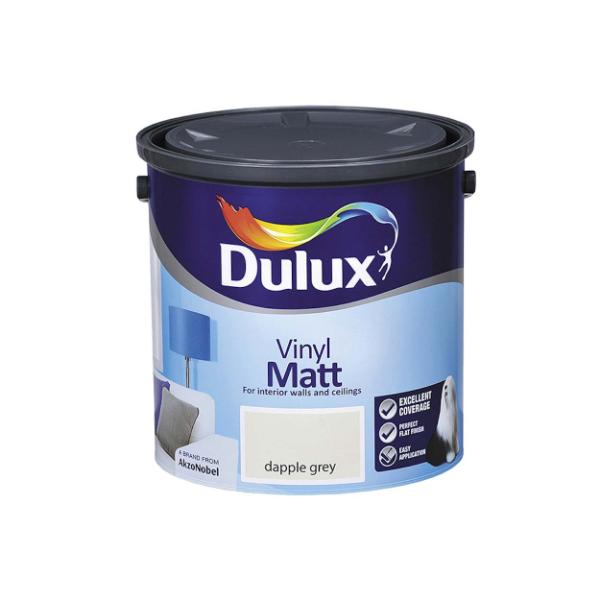 Dulux Vinyl Matt 2.5L - Dapple Grey