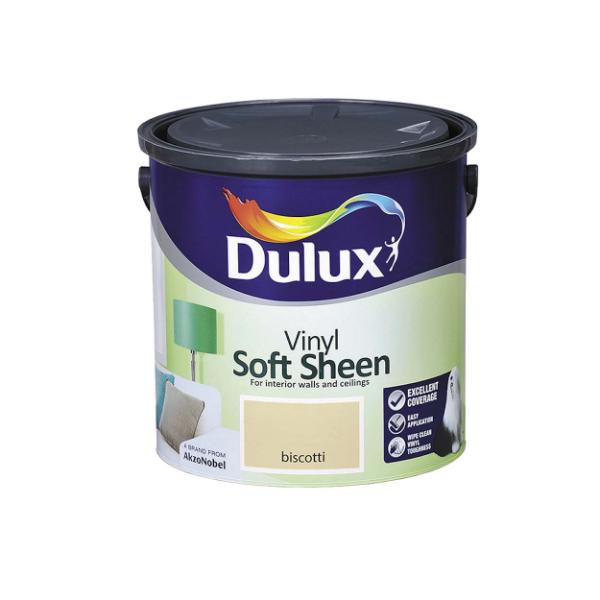 Dulux Vinyl Soft Sheen Paint 2.5L - Biscotti