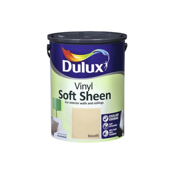 Dulux Vinyl Soft Sheen Paint 5L - Biscotti