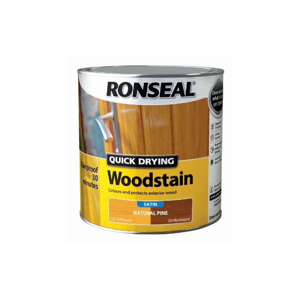 Ronseal Quick Dry Woodstain Natural Pine 2.5L