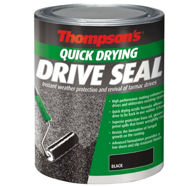 Ronseal Thompson Quick Drying Drive Seal Black 5L