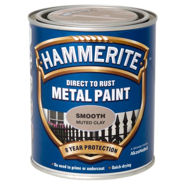 Hammerite Smooth Muted Clay 750Ml