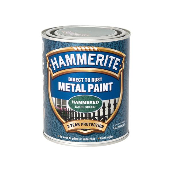 Hammerite Hammered Dark Green 750Ml