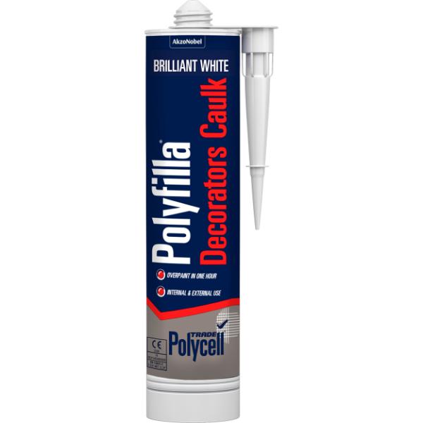 Polyfilla Decorative Caulk White 380Ml