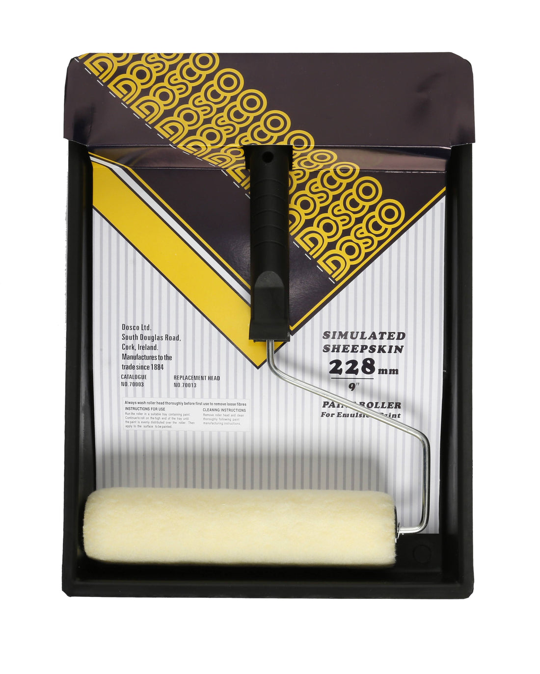 Dosco Simulated Sheepskin Roller Set 9&