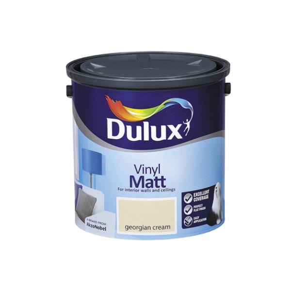 Dulux Vinyl Matt 2.5L - Georgian Cream
