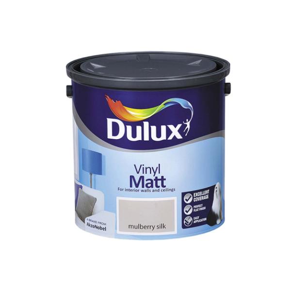 Dulux Vinyl Matt 2.5L - Mulberry Silk