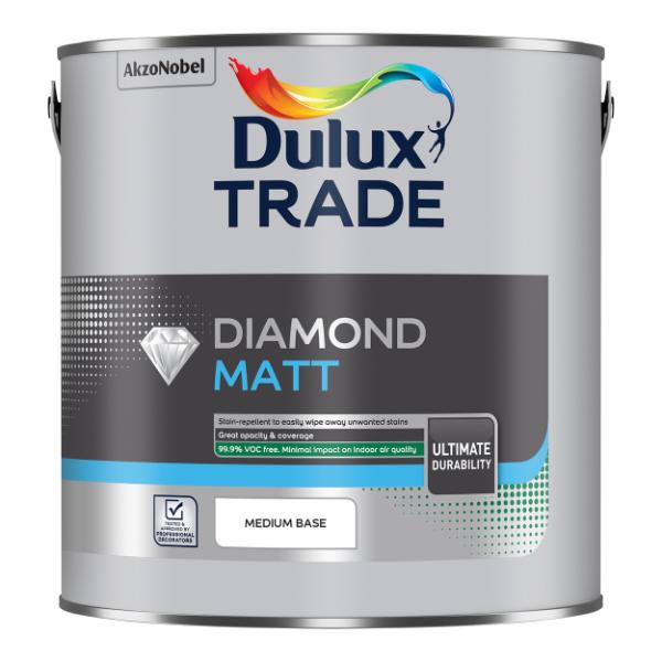 Dulux Trade Easycare Diamond Matt Medium Base 2.5L