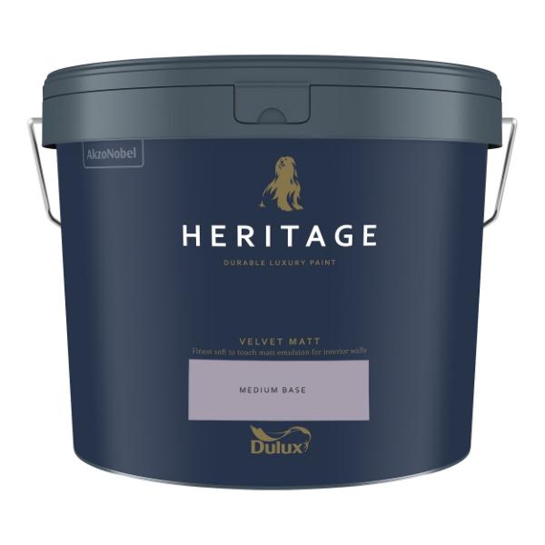 Dulux Heritage Matt Medium Base 10L