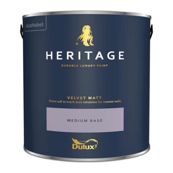 Dulux Heritage Matt Medium Base 2.5L