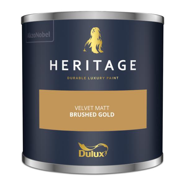 Dulux Heritage Tester Brushed Gold 125Ml