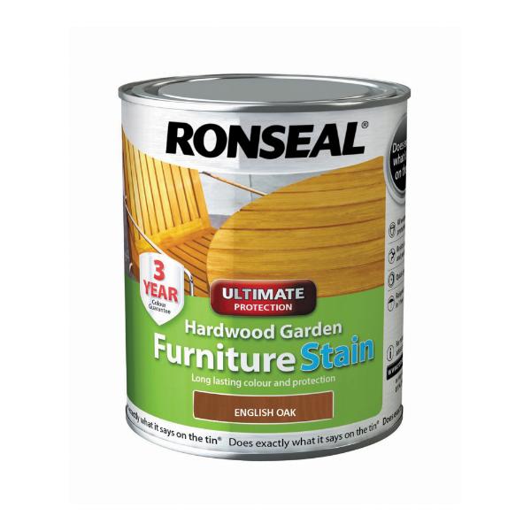 Ronseal Hard Wood Furniture Stain English Oak 750ml
