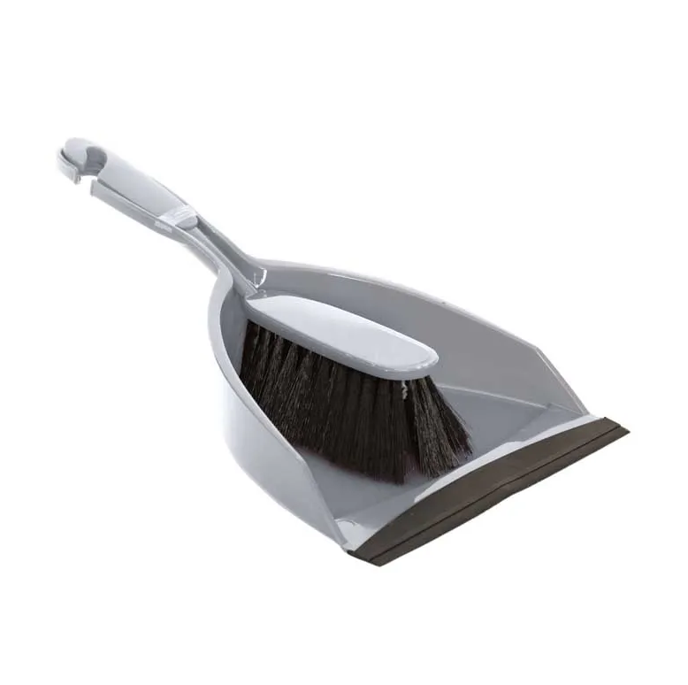 Dosco Dustpan & Brush Set Silver