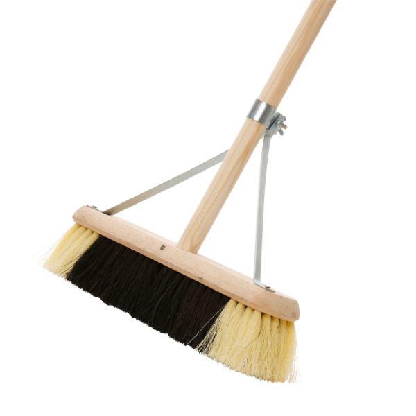 Dosco 24" B&W Broom Handle & Stage Brush
