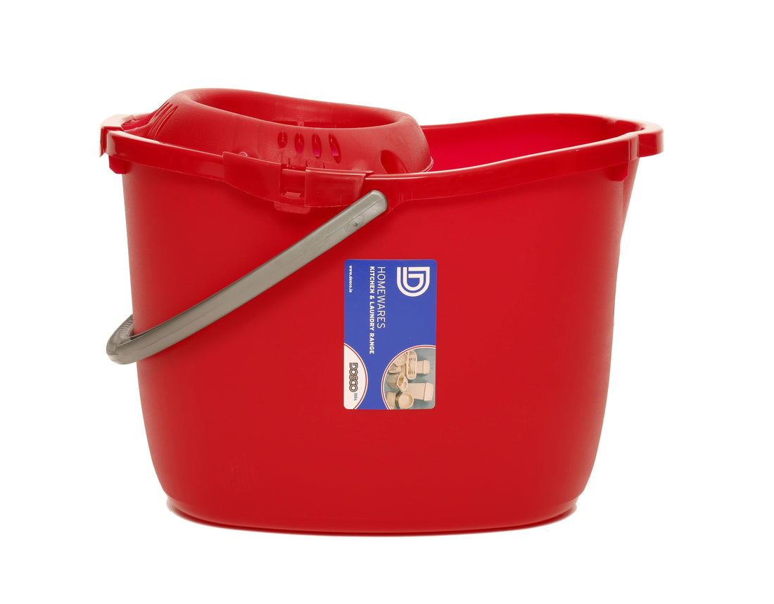 Dosco Mop Bucket & Wringer Red