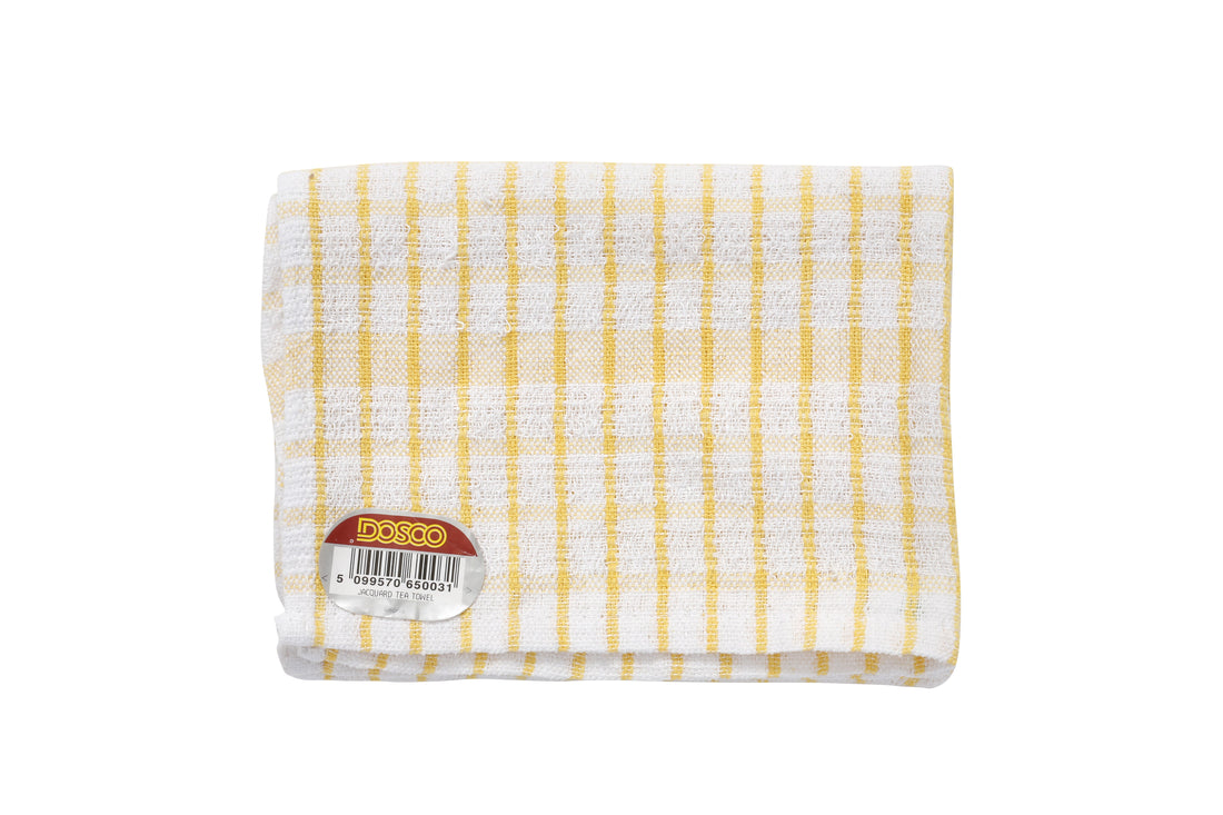 Dosco Jacquered Pattern Tea Towel