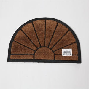 Coco Rubber Mat Half Moon Shape